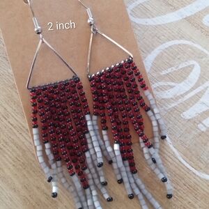 Chic Beaded Fringe Earrings